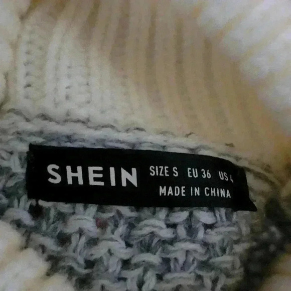 Crochet Knit 2 Tone Sweater - Picture 8 of 8